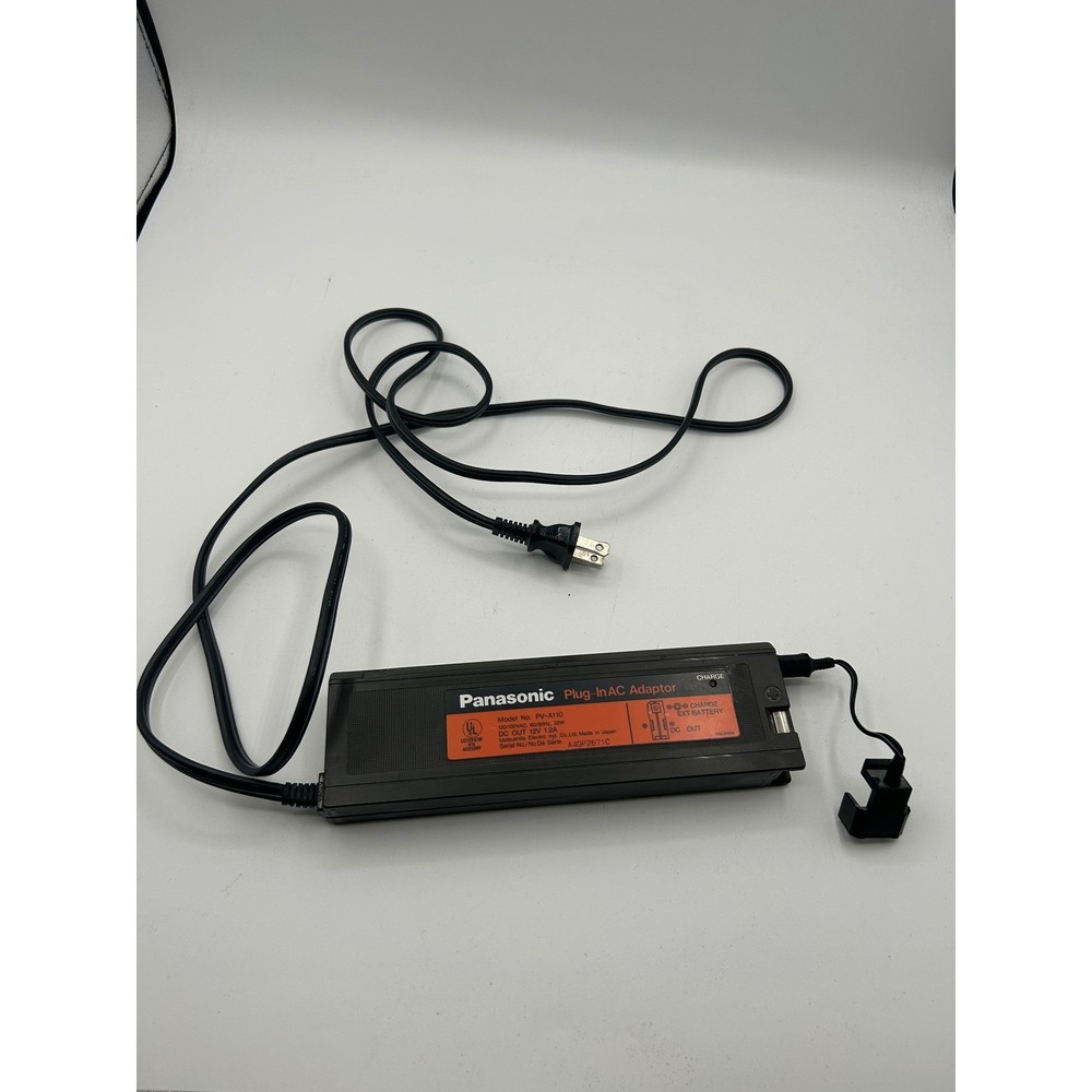Panasonic Plug-In AC Adaptor PV-A110 Camcorder Power Supply Black